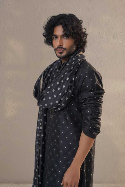 black-buti-silk-kurta-set