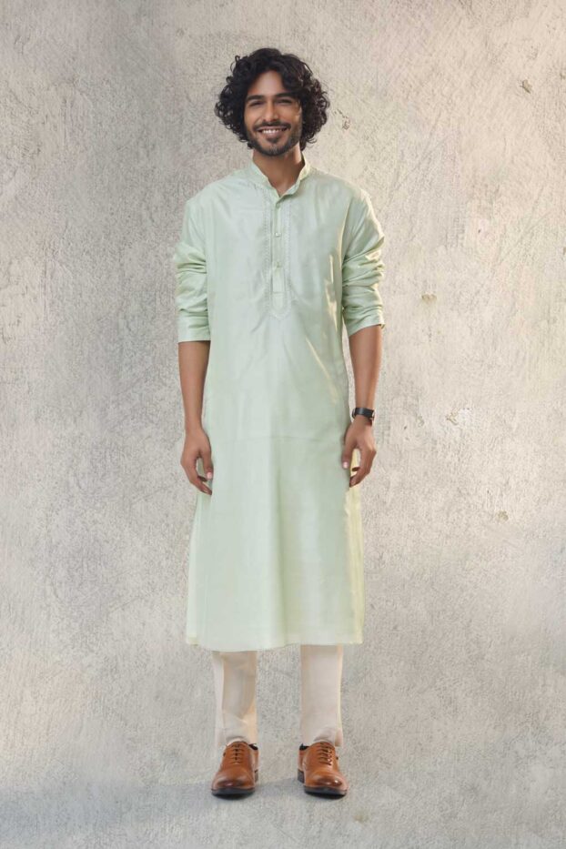 pistachio-green-kurta-set