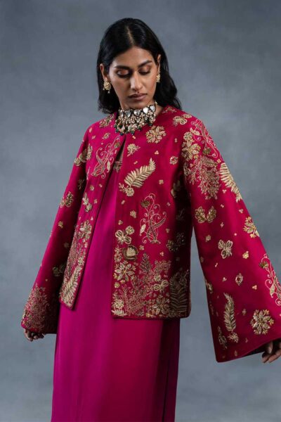 Afshan Pink Exclusive Designer Jacket