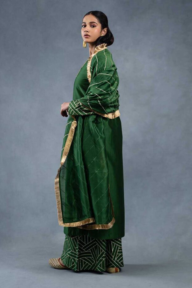 Arzoo Emerald Handcrafted Designer Suits