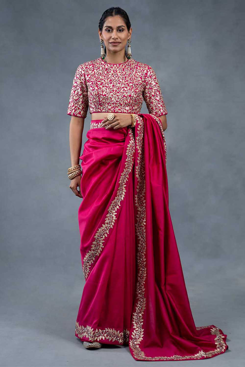 Gulabo Pink Festive Saree