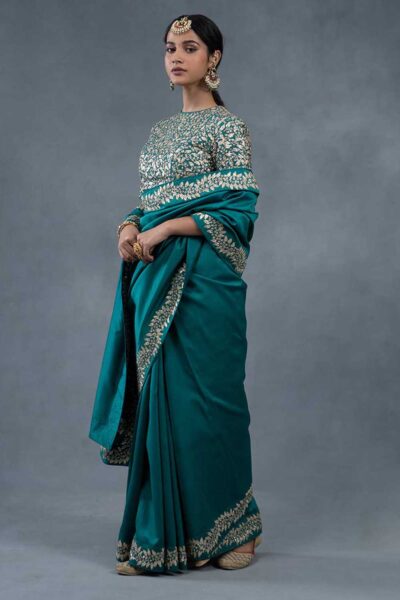 Gulabo Teal Exclusive Saree Collection