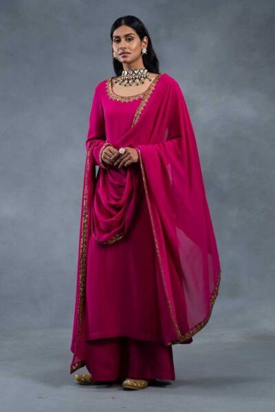 Mehru Pink Designer Suit Set