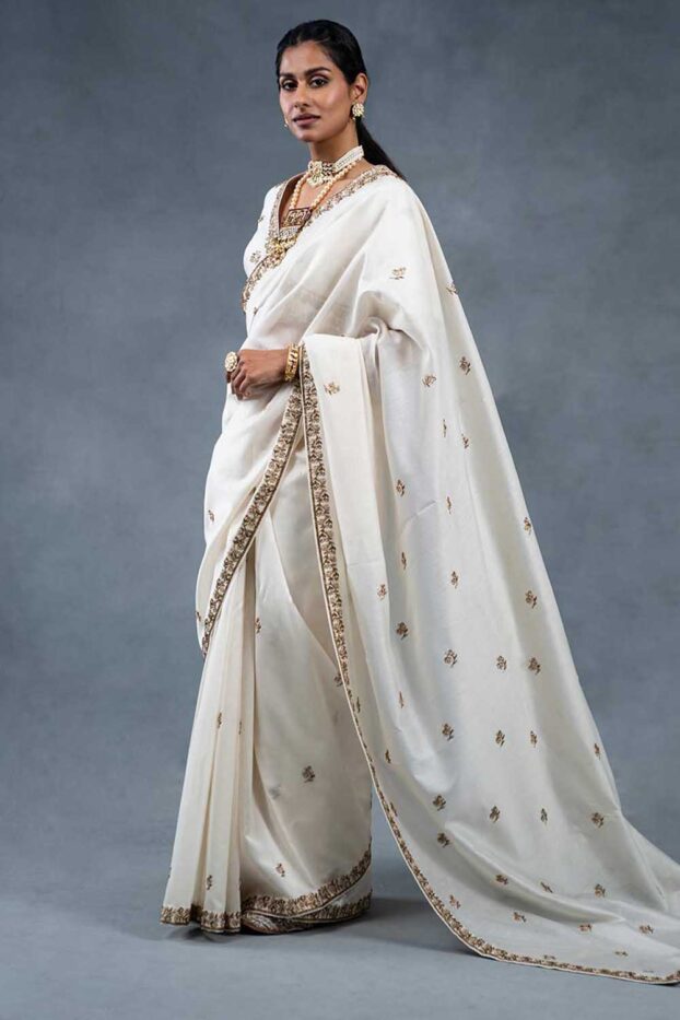 Noori Ivory Luxury Saree