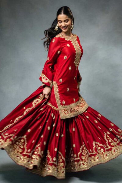 Pakeeza Red Wedding Sharara