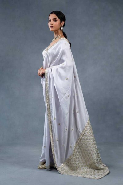 Shaleen Grey Exclusive Designer Saree