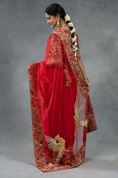 Sirat Red Indian Bridal Saree