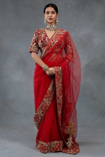 Sirat Red Luxury Saree