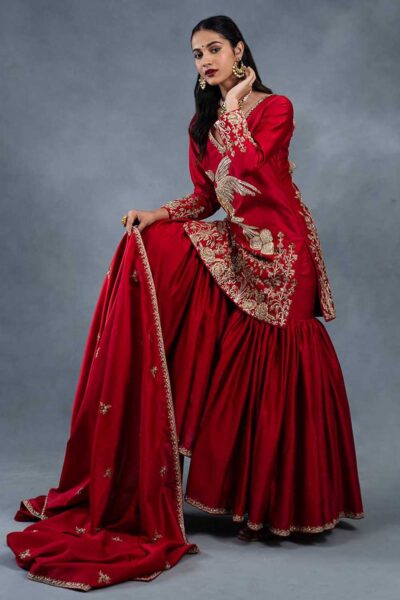 Sirat Red Wedding Sharara