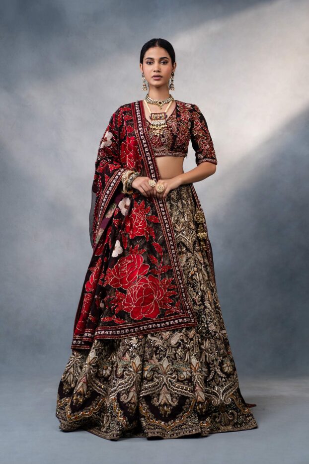 Nadisa Brown wedding bridal lehenga